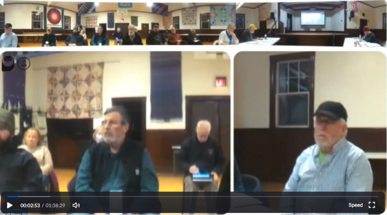 Select Board Meeting Video 12/8/2022